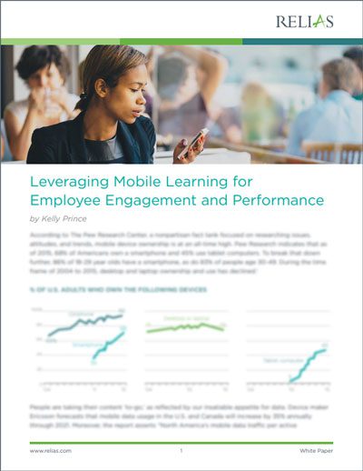 Leveraging Mobile Learning for Employee Engagement and Performance White Paper