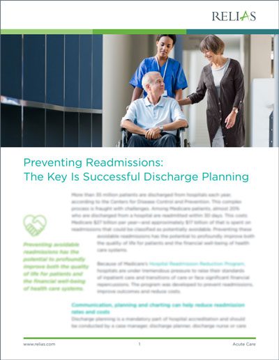 preventing readmissions with successful discharge planning white paper