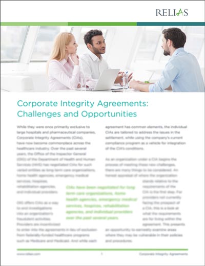 Corporate Integrity Agreements White Paper