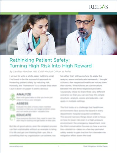 rethinking patient safety white paper