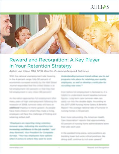 rewards and recognition for employee retention white paper
