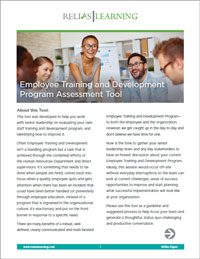training and development assessment tool white paper