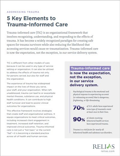 trauma informed care white paper