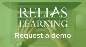 Relias Learning demo request image