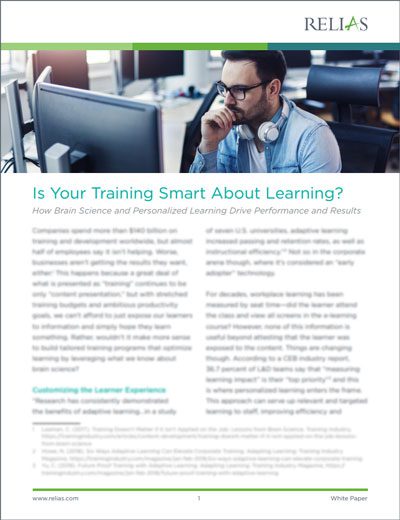 is your training smart about learning white paper