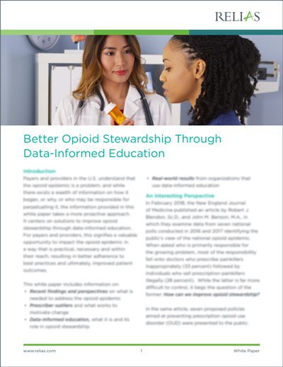 better opioid stewardship white paper