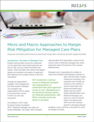 Risk Mitigation for MCOs White Paper