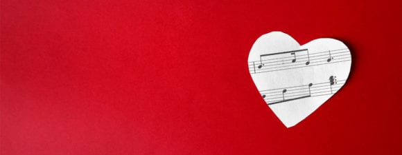 heart with music notes