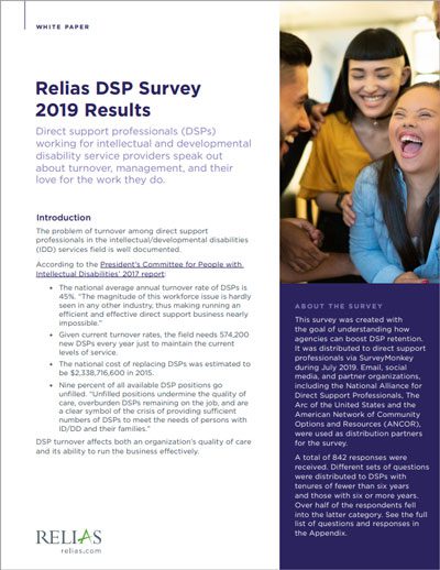 Relias DSP Survey Report 2019