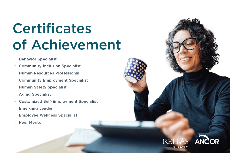 ANCOR Certificates of Achievement