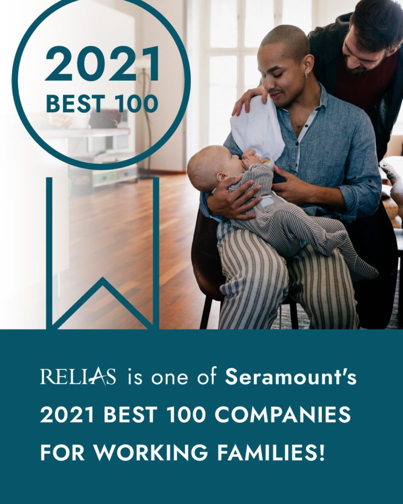 Seramount Names Relias as one of the 2021 100 Best Companies