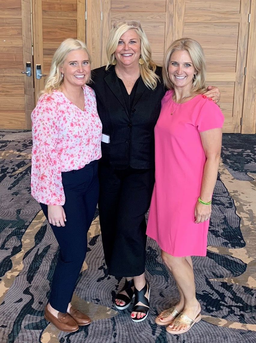 Cheri DiStefano with Lora Sparkman and Cassie Hathaway at AWHONN 2022