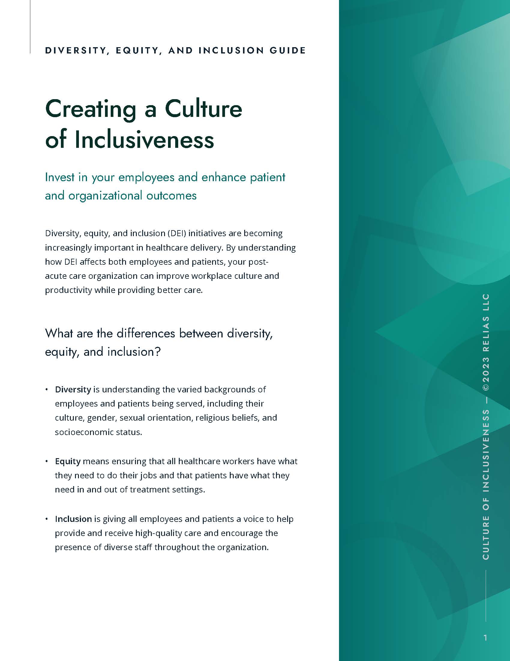EBook-DEI-Culture Of Inclusiveness-cover page.