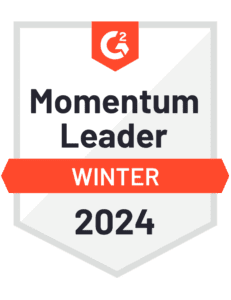 Relias winner of G2 Winter 2024 momentum leader for learning management system for healthcare, the Relias Platform