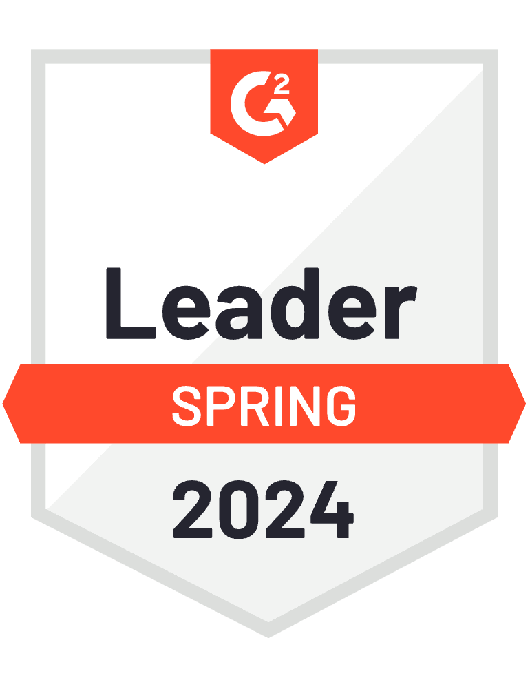 G2 Leader Spring 2024 award badge