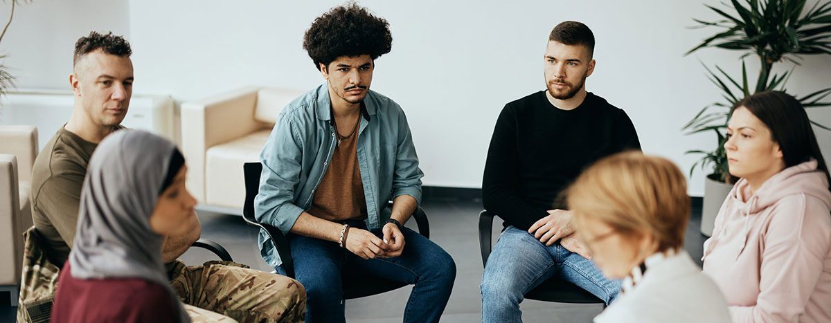 A support group meeting